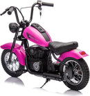 24V 250W Electric Motorcycle for Kids and Teens with 2 Speeds and 14 MPH Max Speed Rose Magic Cars 7