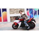 Electric Motorcycle for Kids Age 5 with Training Wheels and Manual Throttle Magic Cars 14