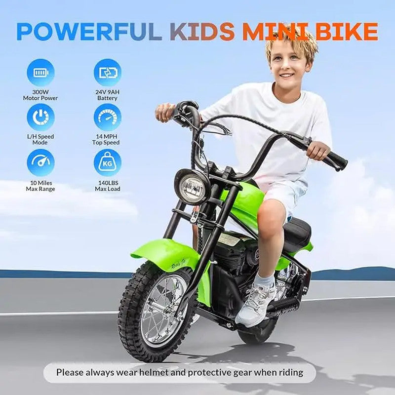 24V 250W Kids Electric Dirt Bike Motorcycle with Two-Speed Maximum Speed Magic Cars 3