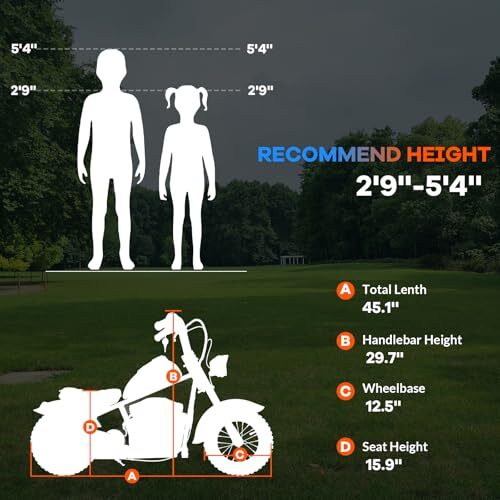 24V 250W Electric Dirt Bike for Kids with LED Lights Magic Cars 6