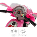 Electric 3-Wheel Battery-Powered Motorcycle for Kids Magic Cars 2
