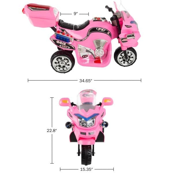 Electric 3-Wheel Battery-Powered Motorcycle for Kids Magic Cars 5