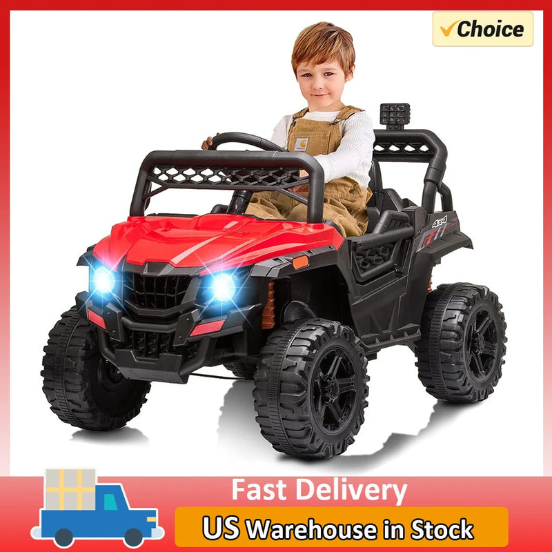 12V Electric Off-Road Kids Ride-On Truck with Parent Remote Control Magic Cars 1