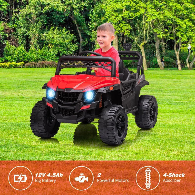 12V Electric Off-Road Kids Ride-On Truck with Parent Remote Control Magic Cars 6