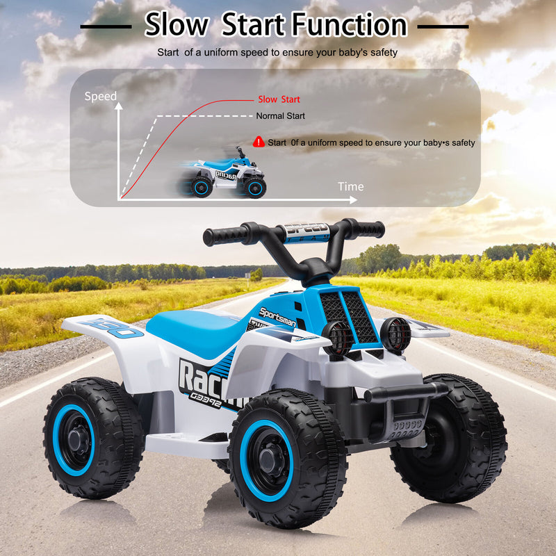 6V Electric Ride-On Kids ATV 4-Wheeler with LED Lights for Toddlers Age 1-3 Years Magic Cars 13