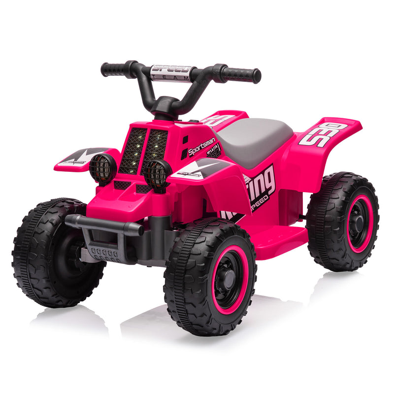 6V Electric Ride-On Kids ATV 4-Wheeler with LED Lights for Toddlers Age 1-3 Years Magic Cars 22