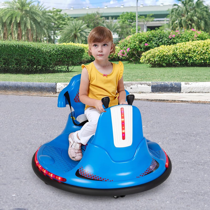 Electric Ride-On Bumper Car 12V with Soft Bumper, Dual Driving Modes, Music, and LED Lights Magic Cars 7