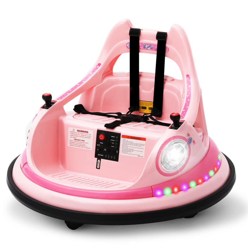 12V Electric Ride-On Bumper Car for Kids with 2-Speed and Remote Control Magic Cars 0