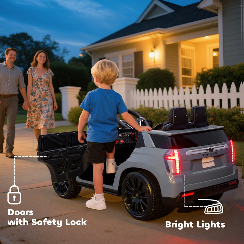 12V Electric Gray Kids Ride-On Car Toy Magic Cars 10