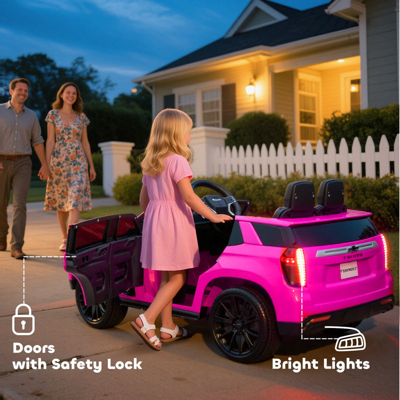 12V Electric Pink Kids Ride-On Car Toy Magic Cars 10