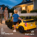 12V Electric Ride-On Car for Kids Yellow Magic Cars 10