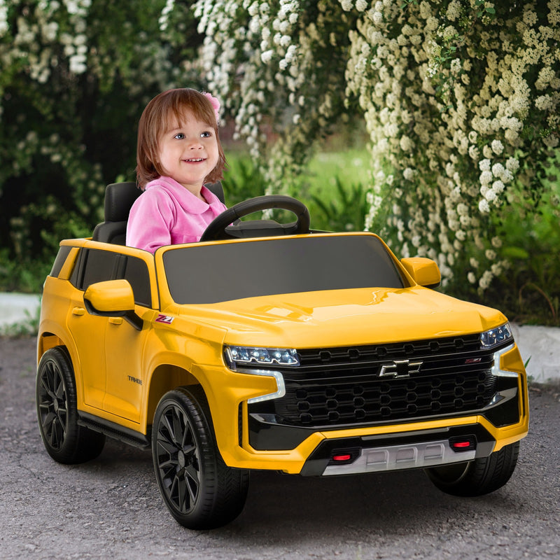 12V Electric Ride-On Car for Kids Yellow Magic Cars 8