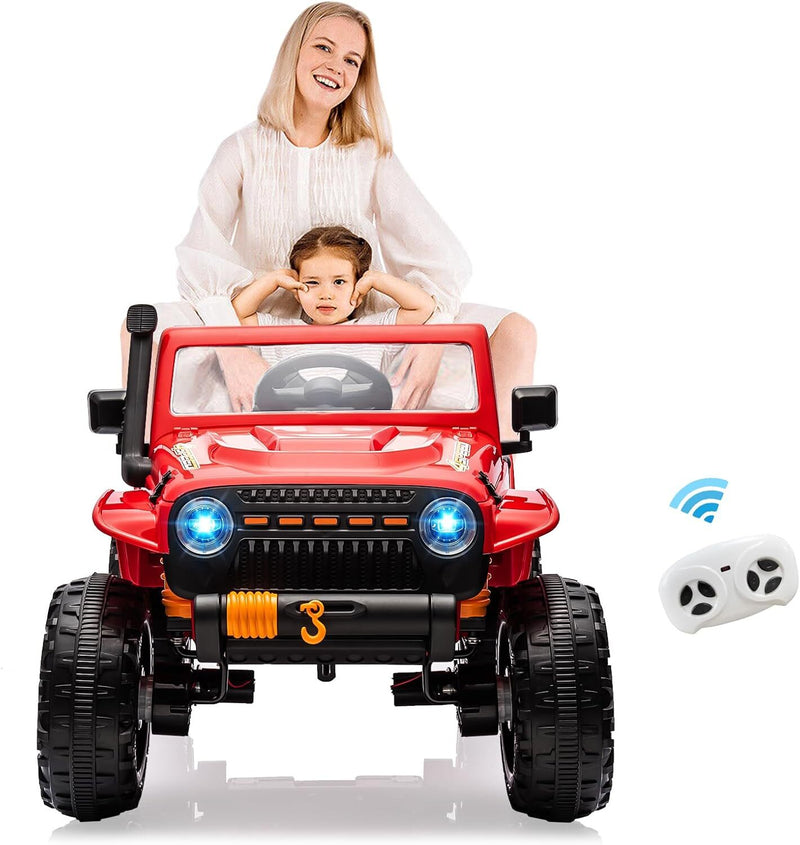 Electric Ride-On Truck for Kids 2-Seater Battery Powered with 4x35W Wheels Magic Cars 1