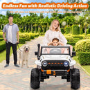 Electric Ride-On Truck for Kids 2-Seater Battery Powered with 4x35W Wheels Magic Cars 23