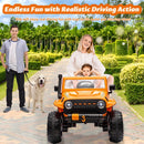 Electric Ride-On Truck for Kids 2-Seater Battery Powered with 4x35W Wheels Magic Cars 8
