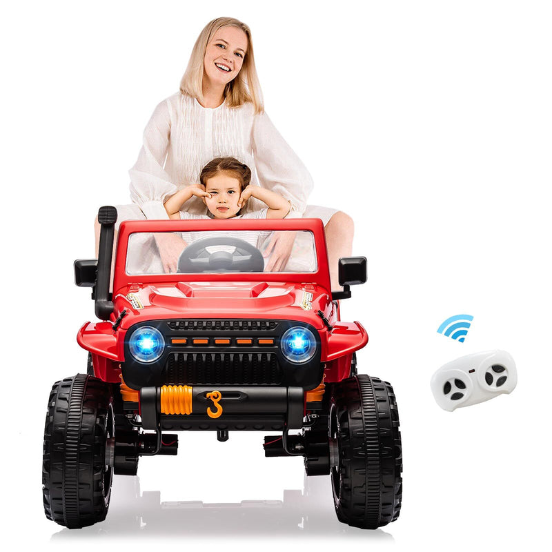 Electric Ride-On Truck for Kids 2-Seater Battery Powered with 4x35W Wheels Magic Cars Variant 0