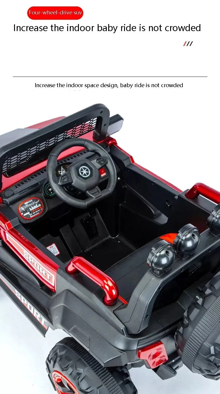 Electric Ride-On Car for Kids with 4 Wheels, Motors, Music, and Lights Magic Cars 6