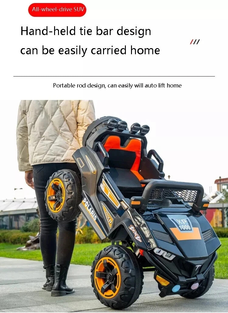 Electric Ride-On Car for Kids with 4 Wheels, Motors, Music, and Lights Magic Cars 7