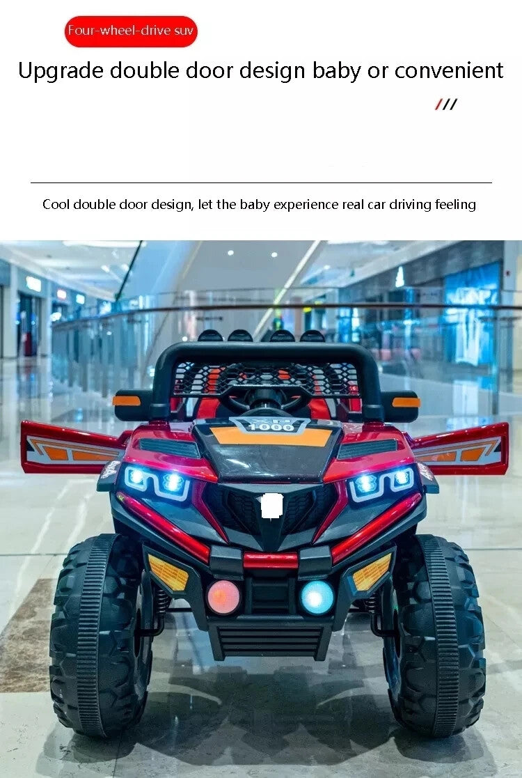 Electric Ride-On Car for Kids with 4 Wheels, Motors, Music, and Lights Magic Cars 8