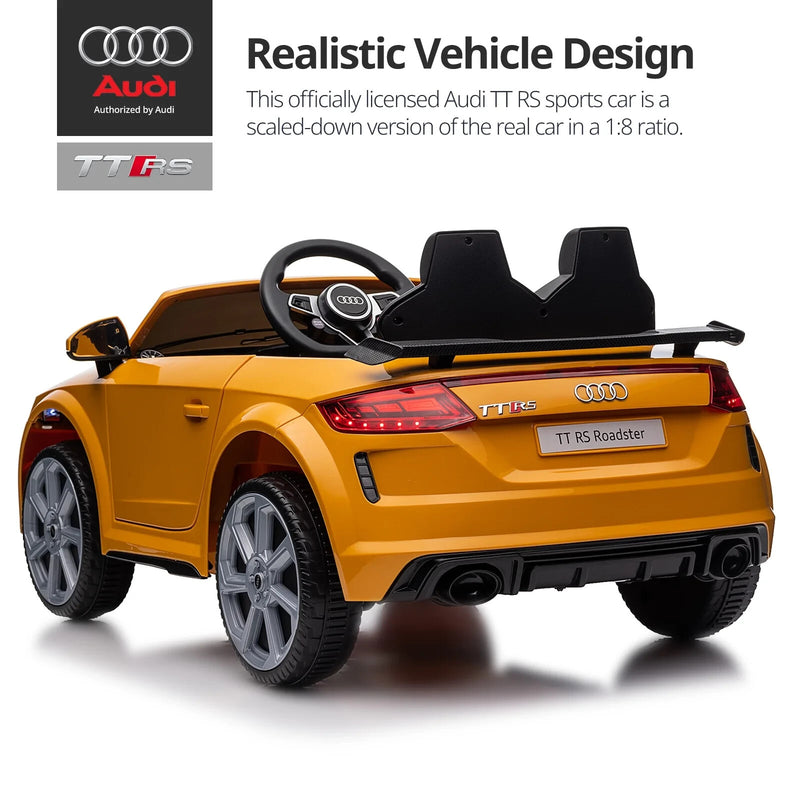 6V Licensed Audi Electric Ride-On Car Toy for Toddlers Ages 2-5 Magic Cars 4