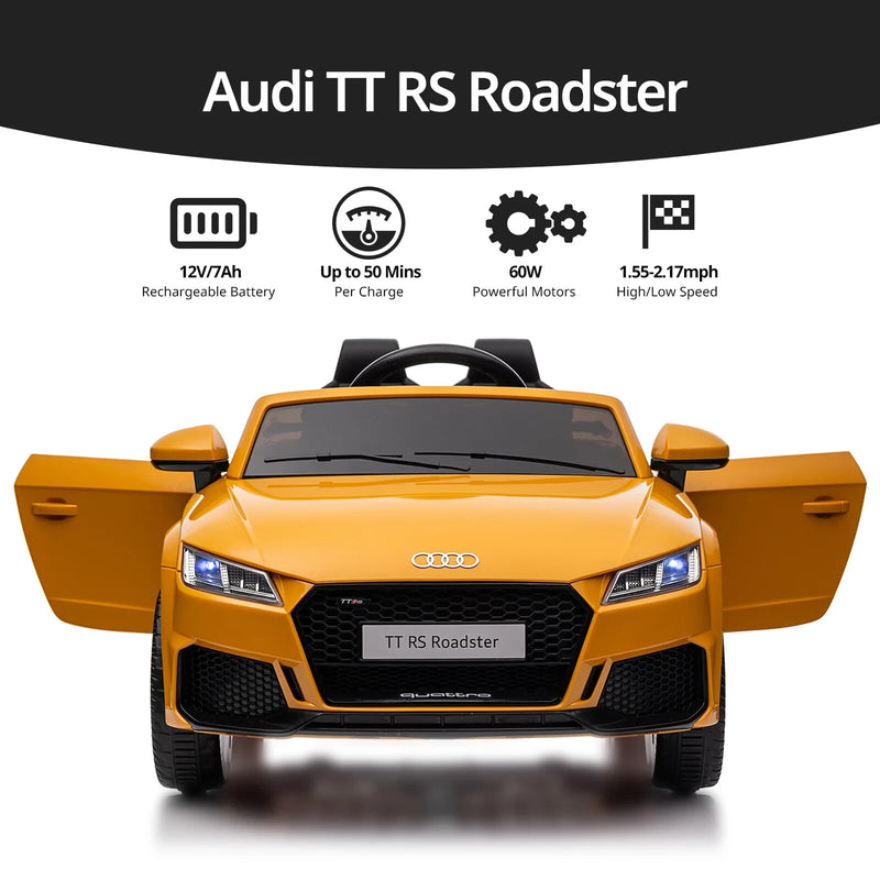 6V Licensed Audi Electric Ride-On Car Toy for Toddlers Ages 2-5 Magic Cars 7