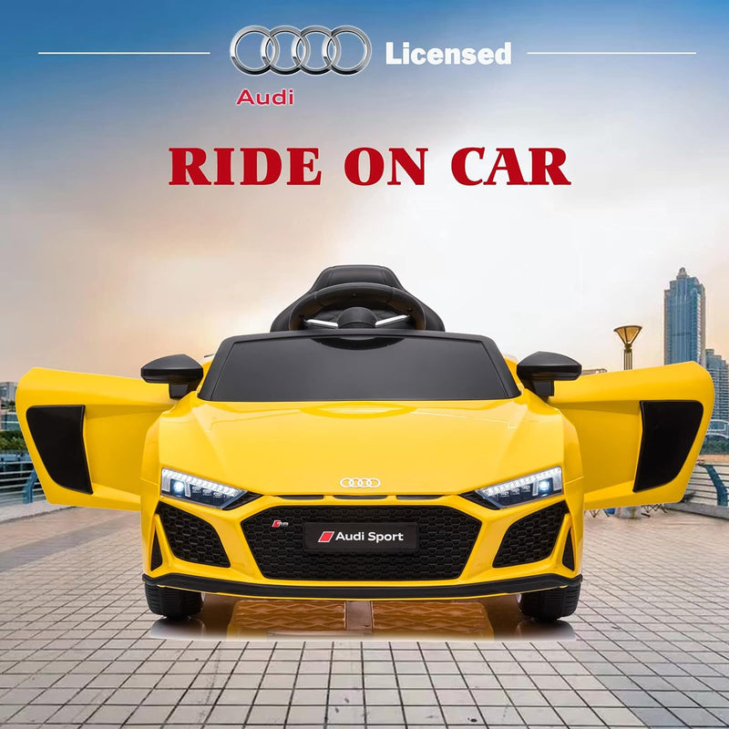 Electric Ride-On Car for Kids with Remote Control Compatible with Audi Models Magic Cars 3