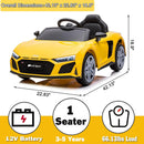 Electric Ride-On Car for Kids with Remote Control Compatible with Audi Models Magic Cars 5