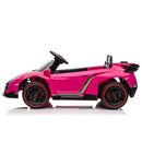 Lamborghini Veneno Licensed Electric Ride-On Toy Car in Pink Magic Cars 13