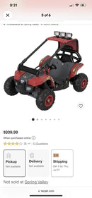 Electric Ride-On Baja Trailster Jeep with Power Wheels, Spacious Double Seater, 5 MPH Magic Cars 2