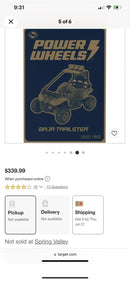 Electric Ride-On Baja Trailster Jeep with Power Wheels, Spacious Double Seater, 5 MPH Magic Cars 4