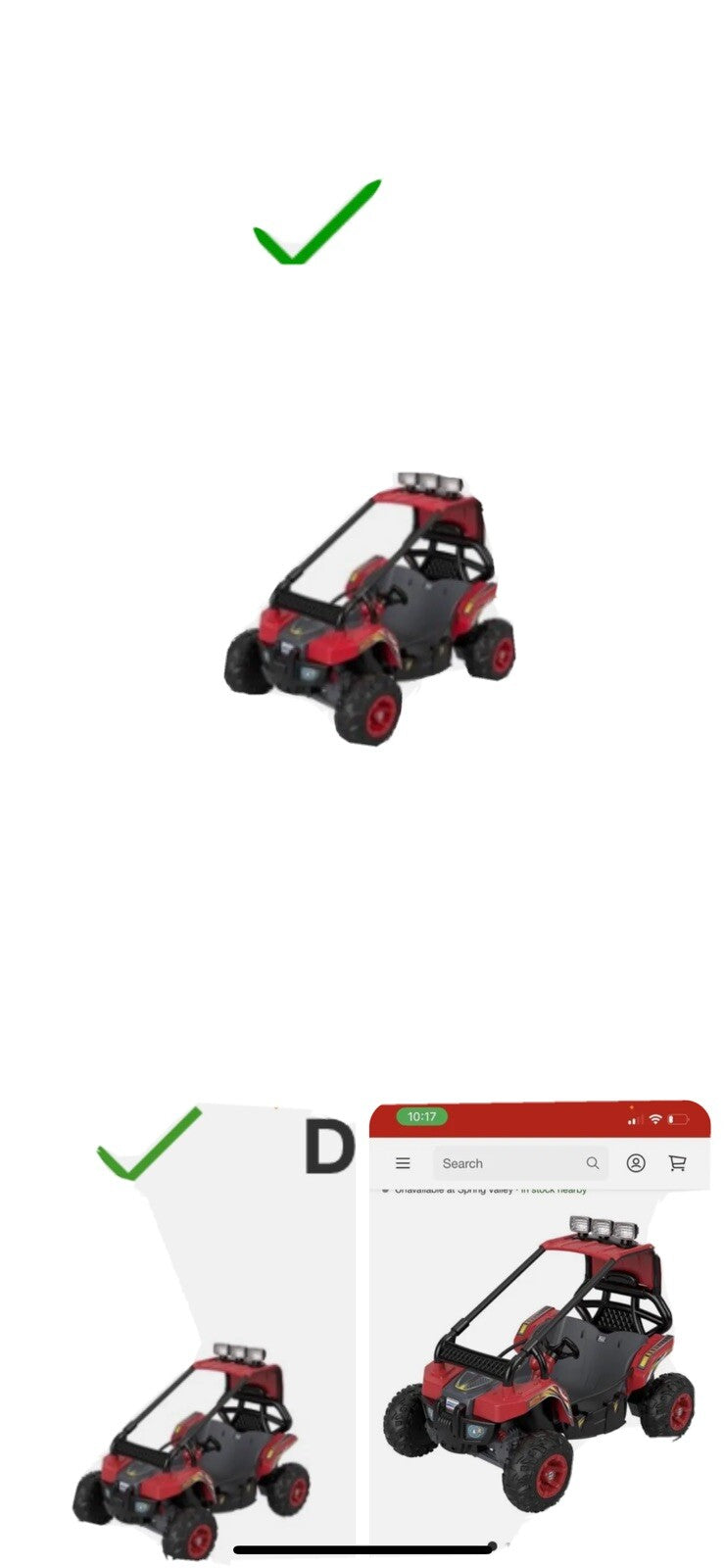 Electric Ride-On Baja Trailster Jeep with Power Wheels, Spacious Double Seater, 5 MPH Magic Cars Variant 0