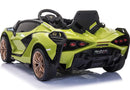 Electric Motorized Ride-On Licensed Lamborghini Sian Roadster Toy Car Magic Cars 3