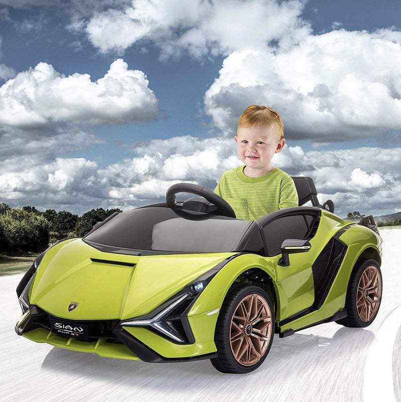 Electric Motorized Ride-On Licensed Lamborghini Sian Roadster Toy Car Magic Cars 6