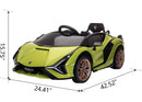 Electric Motorized Ride-On Licensed Lamborghini Sian Roadster Toy Car Magic Cars 7