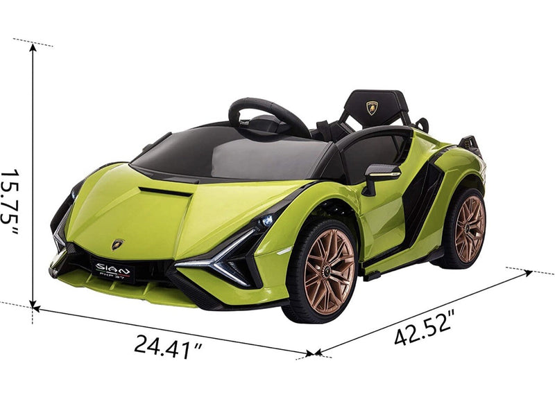Electric Motorized Ride-On Licensed Lamborghini Sian Roadster Toy Car Magic Cars 7