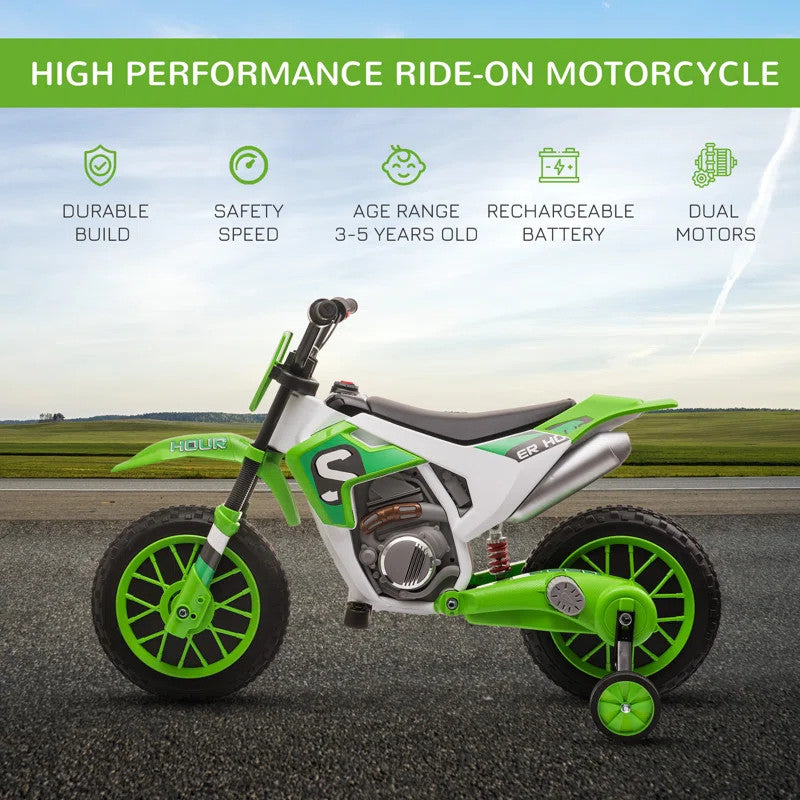 Electric Battery-Powered Ride-On Motorcycle for Kids 1-Seater Magic Cars 6