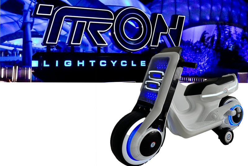 Electric Ride-On Kids Motorcycle Scooter Large Size with LED Lights Magic Cars 8