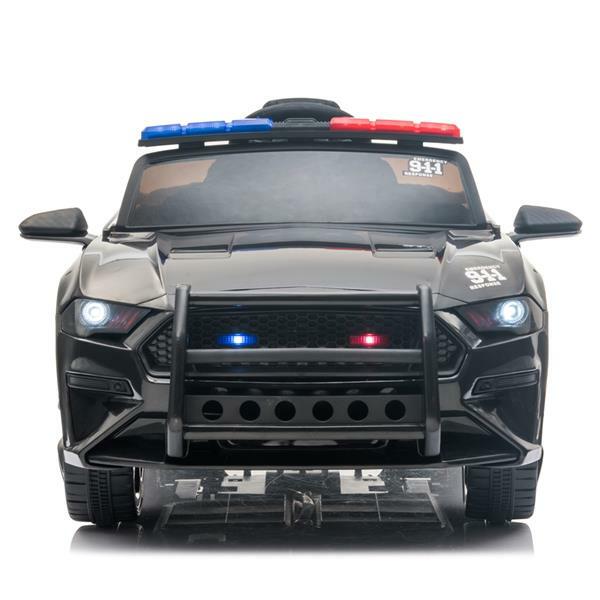 12V Electric Ride-On Police Car Truck for Kids with MP3 and Remote Control Magic Cars 7