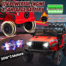 12V Electric Ride-On Truck with Remote Control and Powerful Battery for Kids Magic Cars 11
