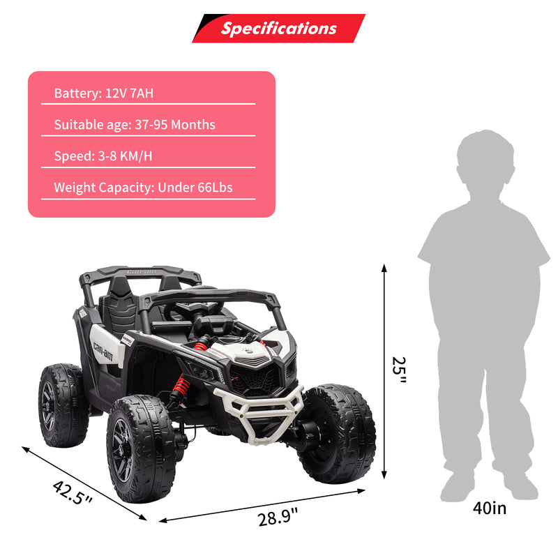 Electric Ride-On UTV Off-Road Car with Remote Control for Kids Magic Cars 11