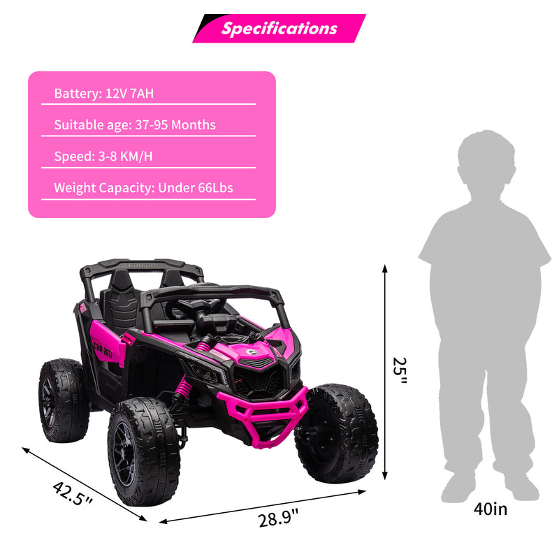 Electric Ride-On UTV Off-Road Car with Remote Control for Kids Magic Cars 17