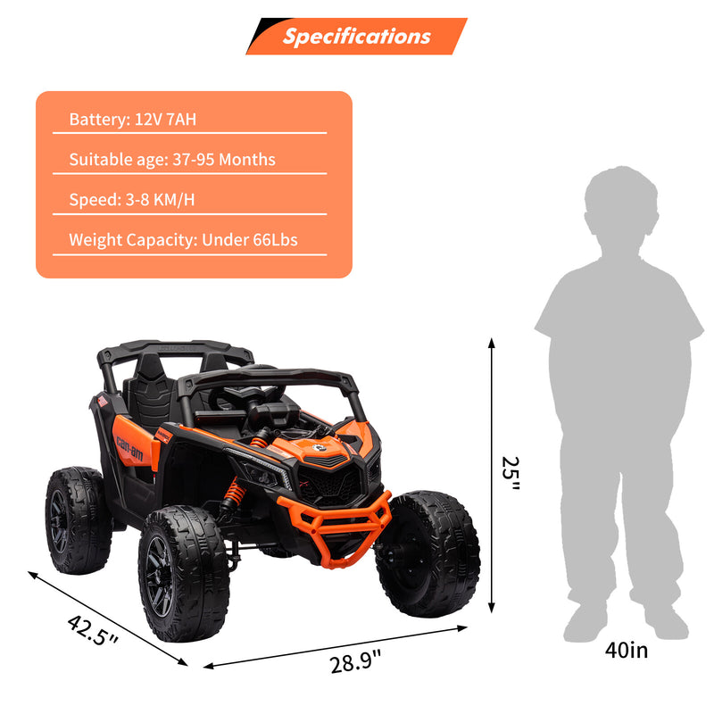 Electric Ride-On UTV Off-Road Car with Remote Control for Kids Magic Cars 2
