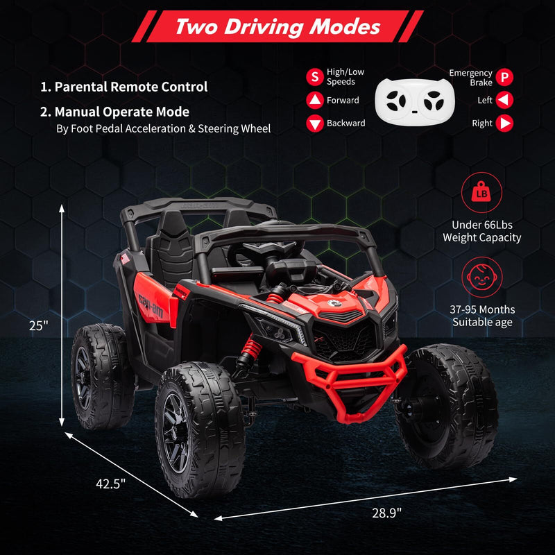 Electric Ride-On UTV Off-Road Car with Remote Control for Kids Magic Cars 5