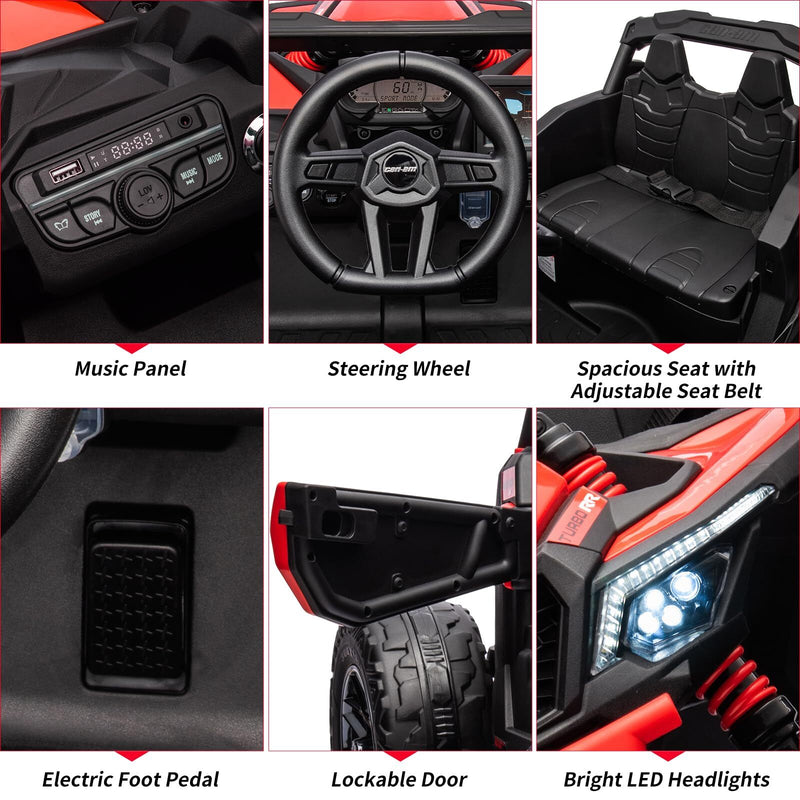 Electric Ride-On UTV Off-Road Car with Remote Control for Kids Magic Cars 6