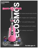 Three-Wheeled Electric Scooter for Kids Aged 4-9, Lightweight Design Magic Cars 2