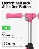 Three-Wheeled Electric Scooter for Kids Aged 4-9, Lightweight Design Magic Cars 3