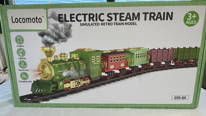 Electric Steam Train Model 1559 with Realistic Features Magic Cars 0