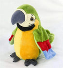 Interactive Plush Parrot Toy with Voice Repetition and Waving Wings Magic Cars 2