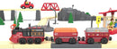 Battery-Powered Electric Train Set with Lights and Sounds for Wooden Tracks Magic Cars 6