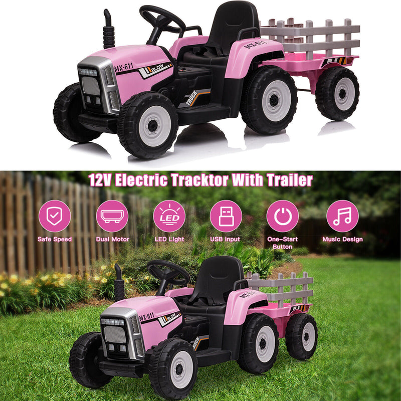 12V Licensed Bentley Electric Ride-On Tractor Car for Kids with Remote Control Magic Cars 1
